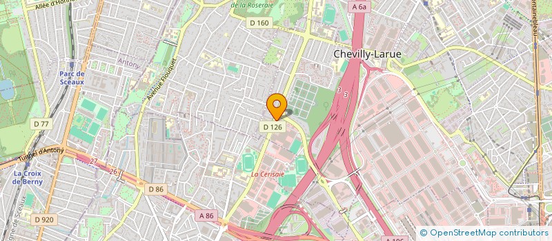 localisation de l'entreprise TOLLIS à CHEVILLY-LARUE
