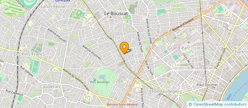 localisation de l'entreprise TOLMAR20CSB2  LE BOUSCAT