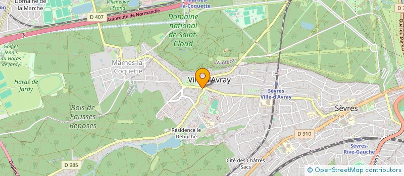 localisation de l'entreprise TOLMAY  VILLE-D'AVRAY