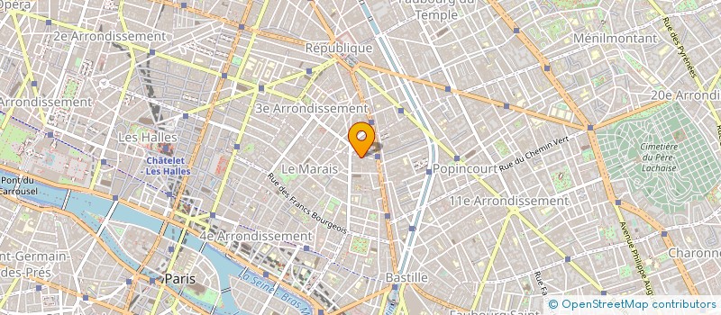 localisation de l'entreprise TOLMER ET FILS à PARIS
