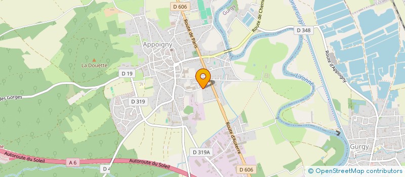 localisation de l'entreprise TOLO  APPOIGNY