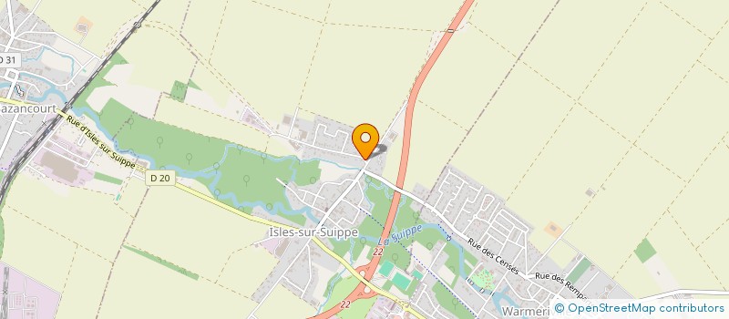 localisation de l'entreprise TOLO  ISLES-SUR-SUIPPE