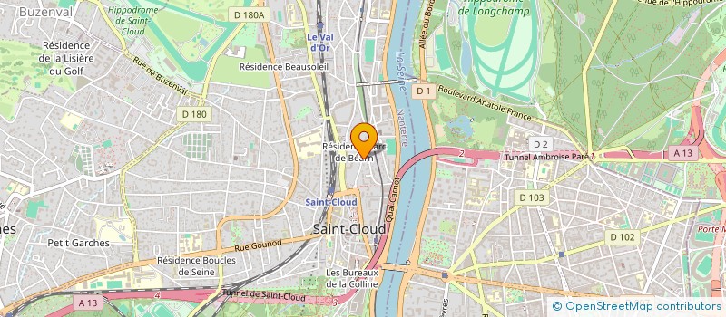localisation de l'entreprise TOLOGA à SAINT-CLOUD