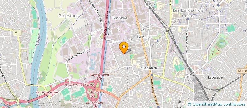 localisation de l'entreprise TOLOSA COURSE à TOULOUSE