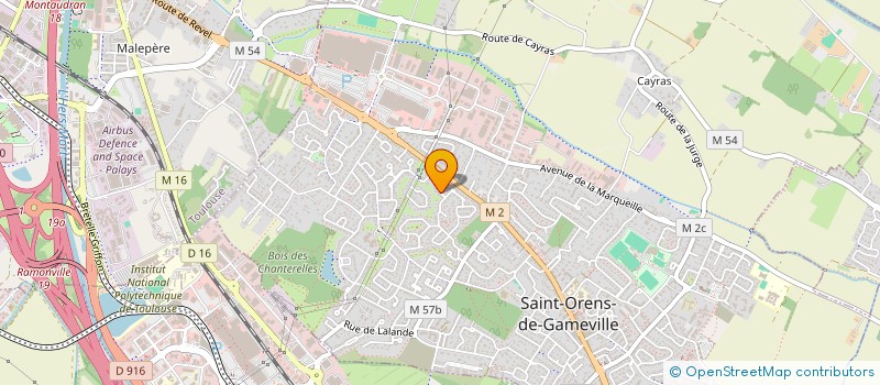 localisation de l'entreprise TOLOSA - CROX  SAINT-ORENS-DE-GAMEVILLE