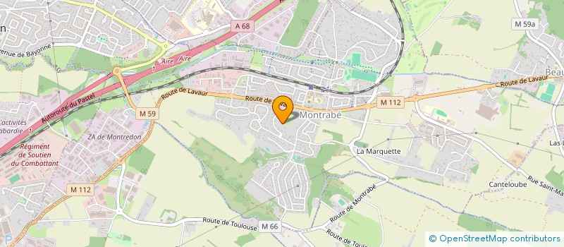 localisation de l'entreprise TOLOSA ELAGAGE  MONTRABE