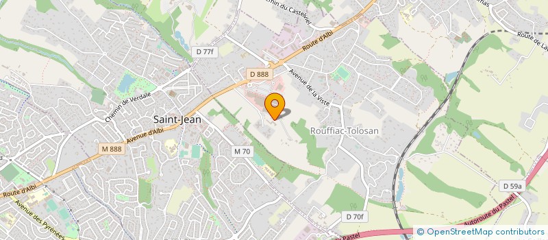 localisation de l'entreprise TOLOSA LINE à ROUFFIAC-TOLOSAN