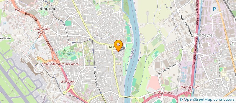 localisation de l'entreprise TOLOSANE  BLAGNAC