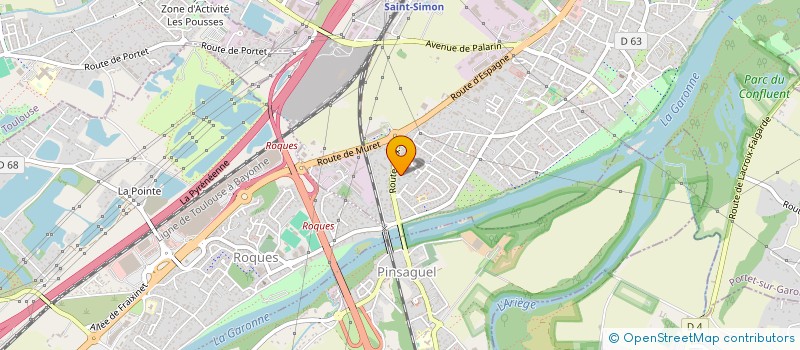 localisation de l'entreprise TOLOSSOL à PORTET SUR GARONNE