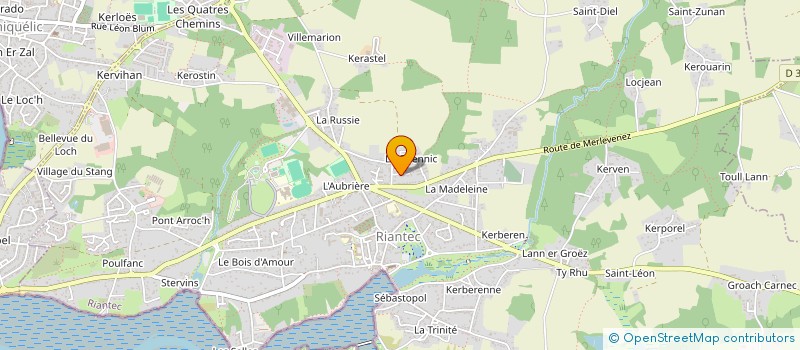 localisation de l'entreprise TOLPIN  RIANTEC