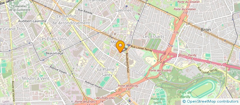 localisation de l'entreprise TOLSTOI 159  LYON