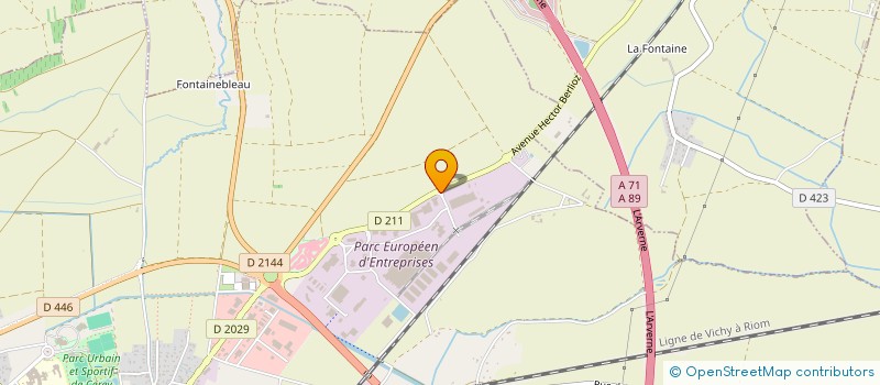 localisation de l'entreprise TOLVIC  RIOM