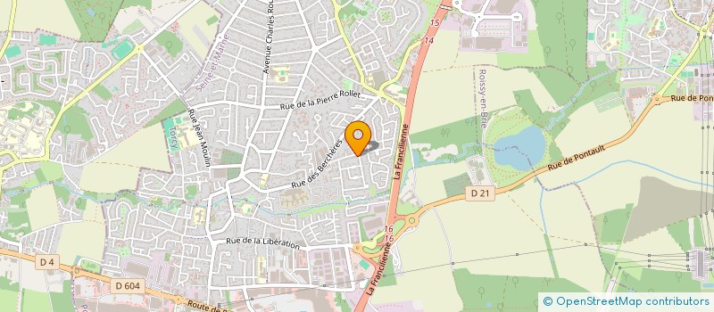 localisation de l'entreprise TOLYMMO à PONTAULT-COMBAULT