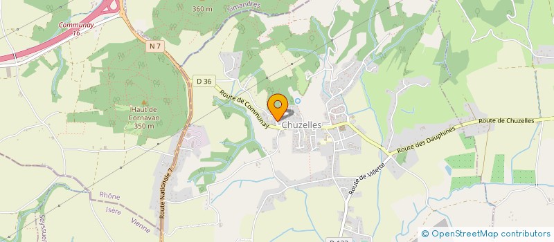 localisation de l'entreprise TOM 3  CHUZELLES