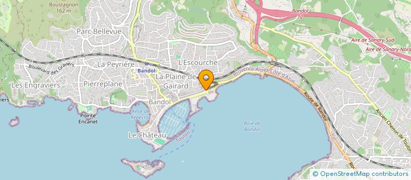 localisation de l'entreprise TOM à BANDOL