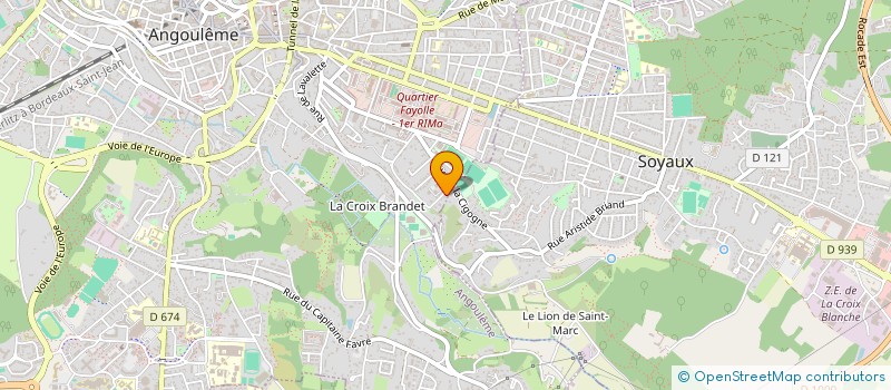 localisation de l'entreprise TOM à ANGOULEME
