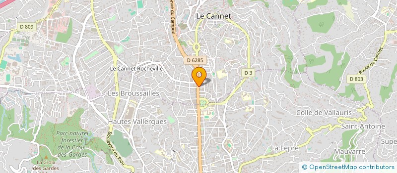 localisation de l'entreprise TOM à LE CANNET