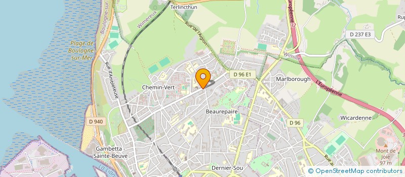 localisation de l'entreprise TOM  BOULOGNE-SUR-MER