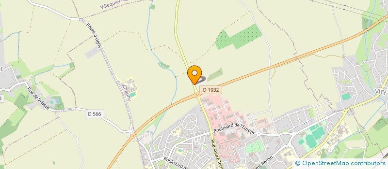 localisation de l'entreprise TOM à CHAUNY