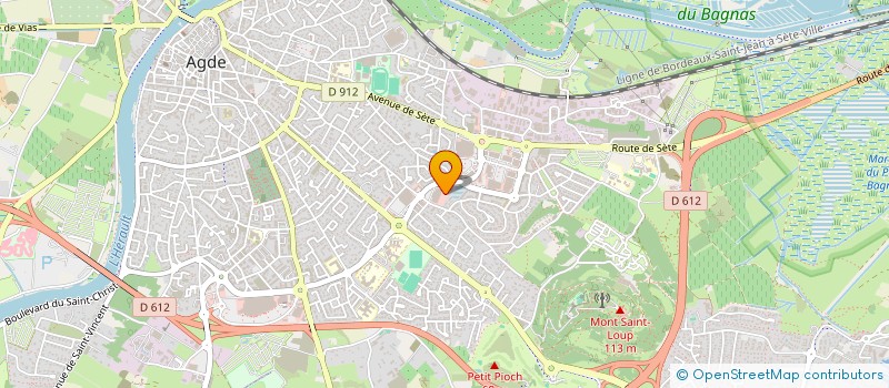 localisation de l'entreprise TOM  AGDE