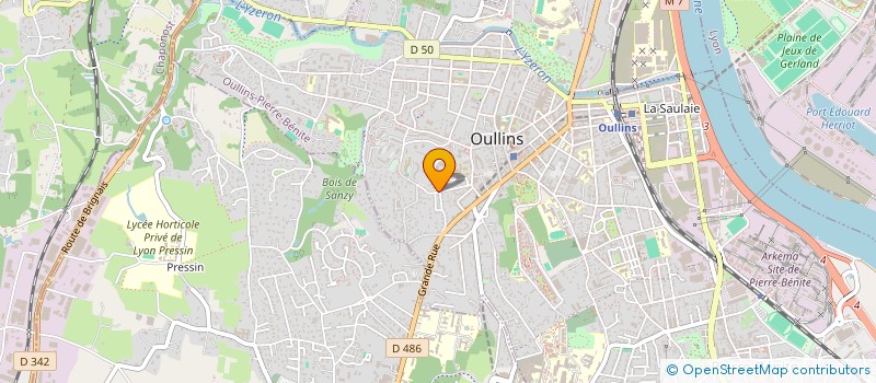 localisation de l'entreprise TOM AUBELLE CONSULTING  OULLINS-PIERRE-BENITE