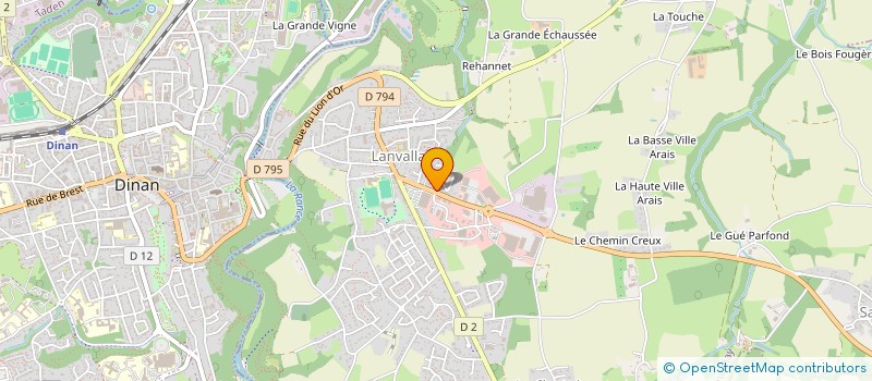 localisation de l'entreprise TOM'AUTO à LANVALLAY