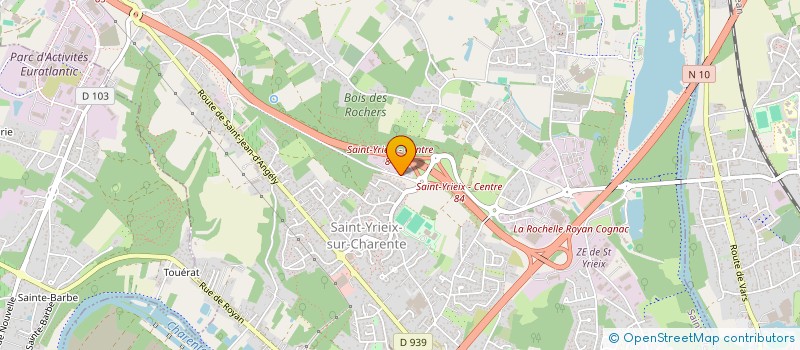 localisation de l'entreprise TOM AUTO PASSION à SAINT-YRIEIX-SUR-CHARENTE