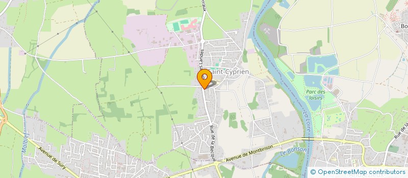 localisation de l'entreprise TOM BRUSQ MAITRISE D'OEUVRE  SAINT-CYPRIEN