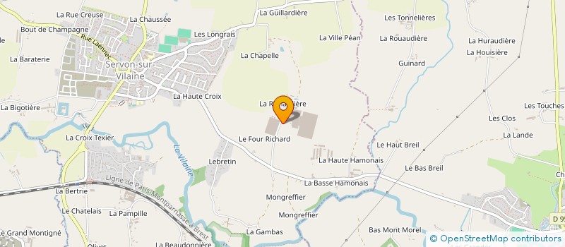 localisation de l'entreprise TOM'COM  SERVON-SUR-VILAINE