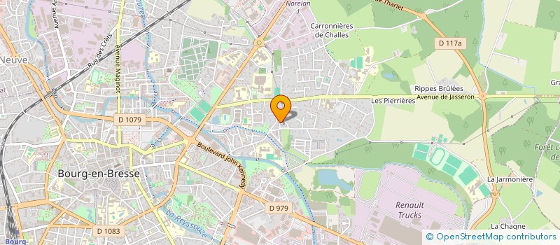 localisation de l'entreprise TOM CONSTRUCTION FORMATION à BOURG-EN-BRESSE