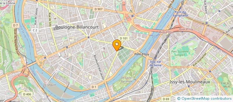 localisation de l'entreprise TOM COURSES  BOULOGNE-BILLANCOURT