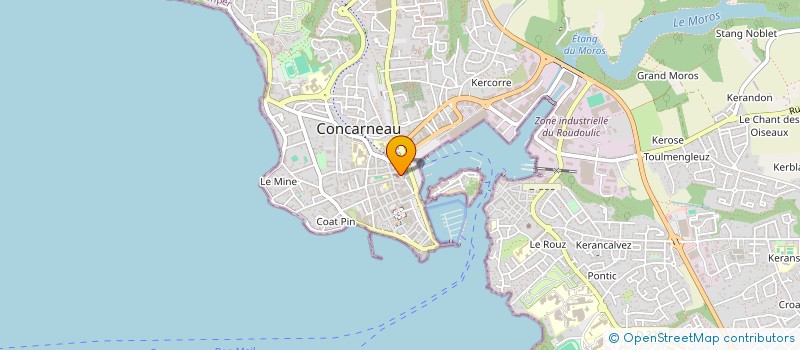 localisation de l'entreprise TOM DOLAN RACING à CONCARNEAU