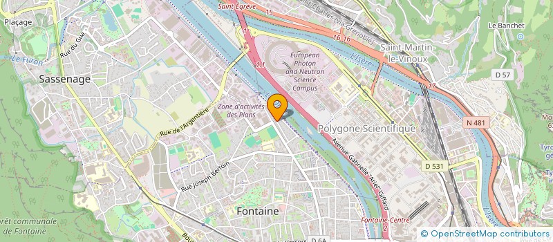 localisation de l'entreprise TOM ELECTRICITE à GRENOBLE