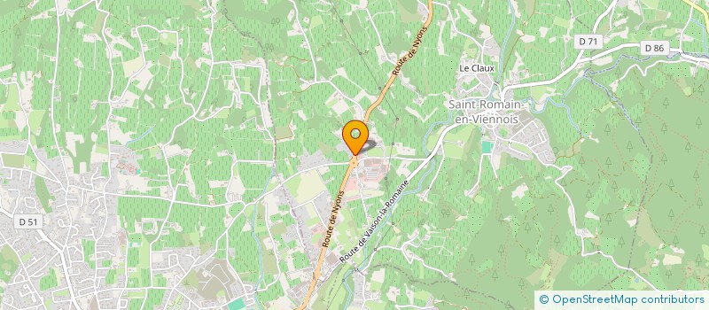 localisation de l'entreprise TOM ET CO  SAINT-ROMAIN-EN-VIENNOIS