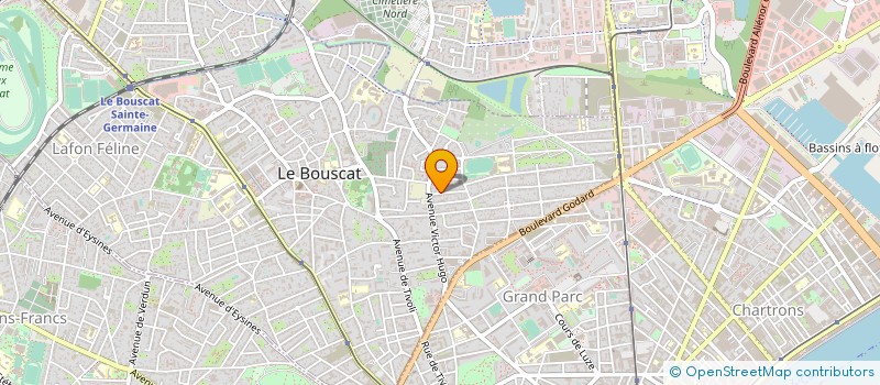 localisation de l'entreprise TOM ET CO à LE BOUSCAT