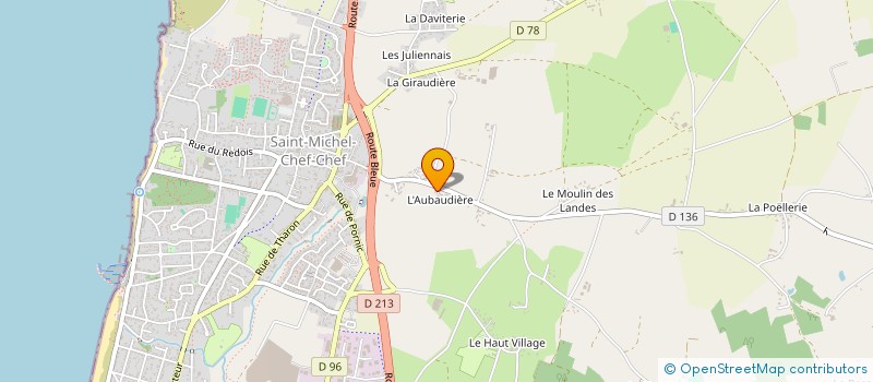 localisation de l'entreprise TOM EVENTS  SAINT-MICHEL-CHEF-CHEF