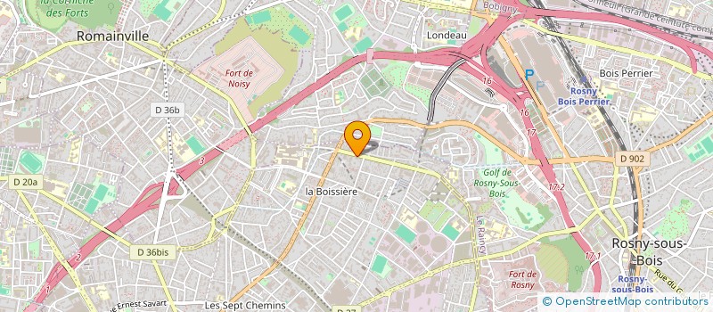 localisation de l'entreprise TOM FLAMBOYANTS 2005 à MONTREUIL