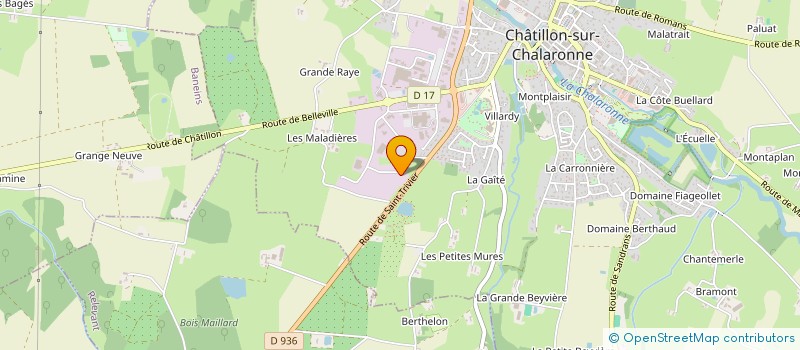 localisation de l'entreprise TOM HOLDING  CHATILLON-SUR-CHALARONNE