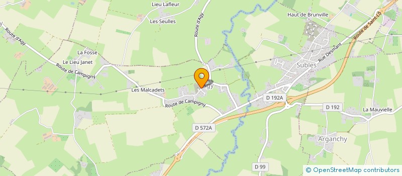 localisation de l'entreprise TOM INVEST  AGY