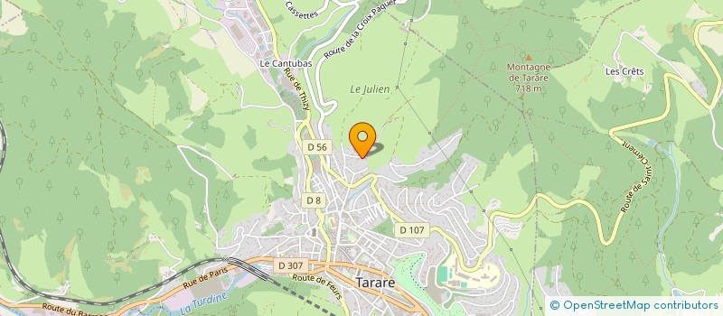 localisation de l'entreprise TOM & JERRY  TARARE