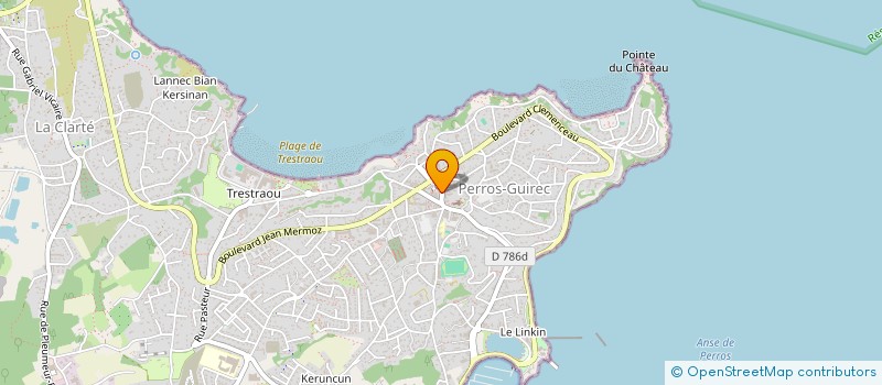 localisation de l'entreprise TOM LIBRAIRIE à PERROS-GUIREC