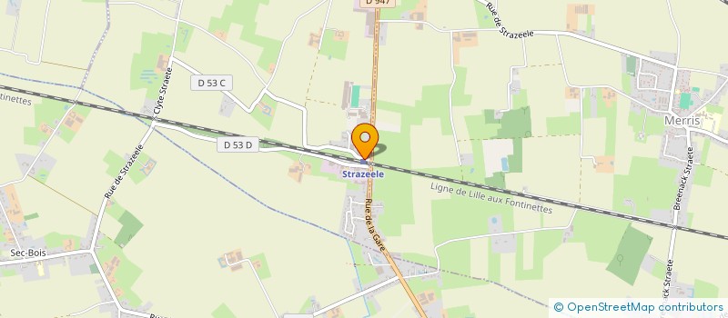 localisation de l'entreprise TOM LITERIE à STRAZEELE