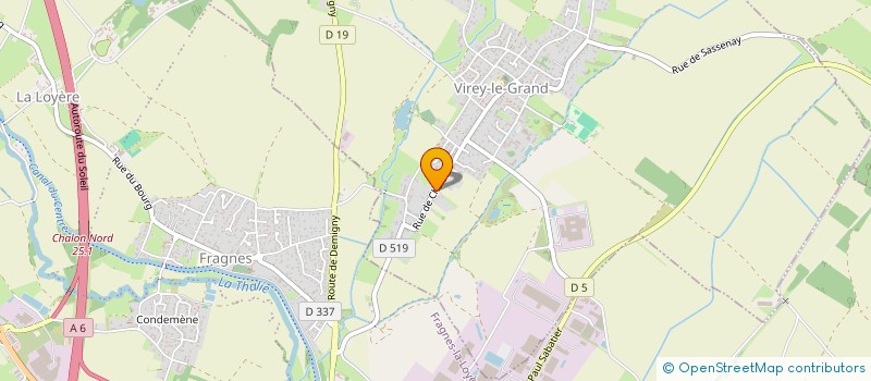 localisation de l'entreprise TOM MAINTENANCE à VIREY-LE-GRAND
