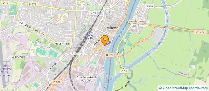 localisation de l'entreprise TOM PICHON 2014 à MACON