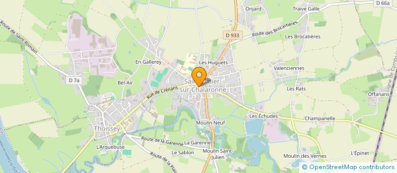 localisation de l'entreprise TOM'PIZZ à SAINT-DIDIER-SUR-CHALARONNE