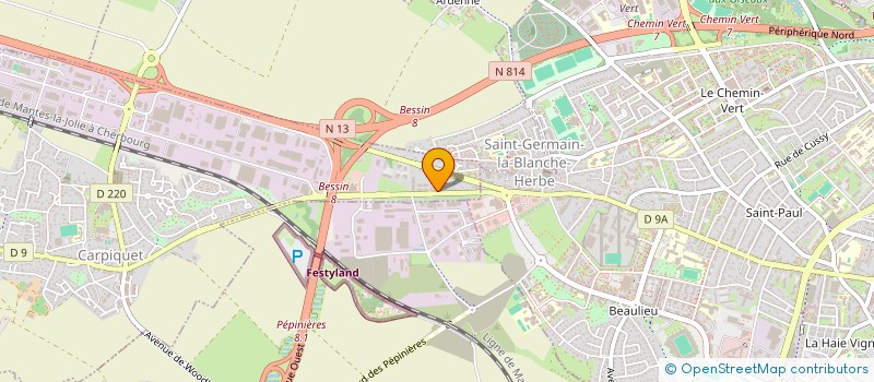 localisation de l'entreprise TOM PIZZA  CARPIQUET