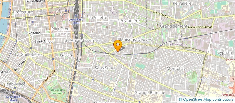 localisation de l'entreprise TOM POUCE à LYON
