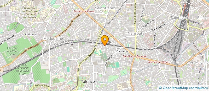 localisation de l'entreprise TOM SCHIRDEWAHN VISUAL DEVELOPMENT & COMMUNICATIONS  TALENCE