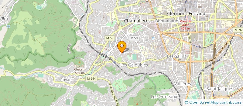 localisation de l'entreprise TOM SCHUSS  CHAMALIERES