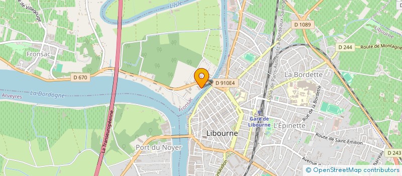 localisation de l'entreprise TOM&TAM PRODUCTIONS  FRONSAC